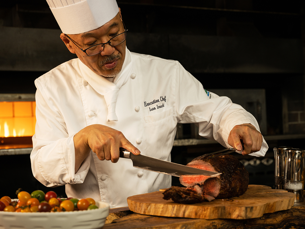 肉好きも大満足♪焼きたての「極厚ローストビーフ」が食べ放題！【石窯焼きビュッフェ】